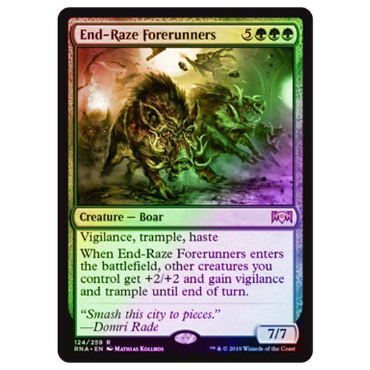 Magic The Gathering - Ravnica Allegiance - End-Raze Forerunners - 124/273 (Foil)