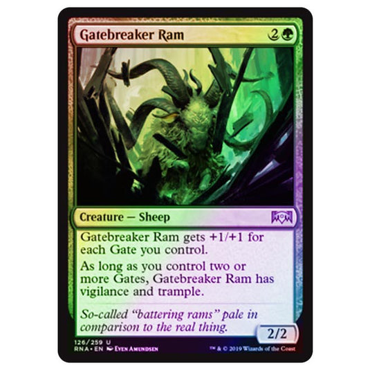 Magic The Gathering - Ravnica Allegiance - Gatebreaker Ram - 126/273 (Foil)