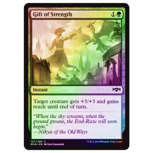 Magic The Gathering - Ravnica Allegiance - Gift of Strength - 127/273 (Foil)