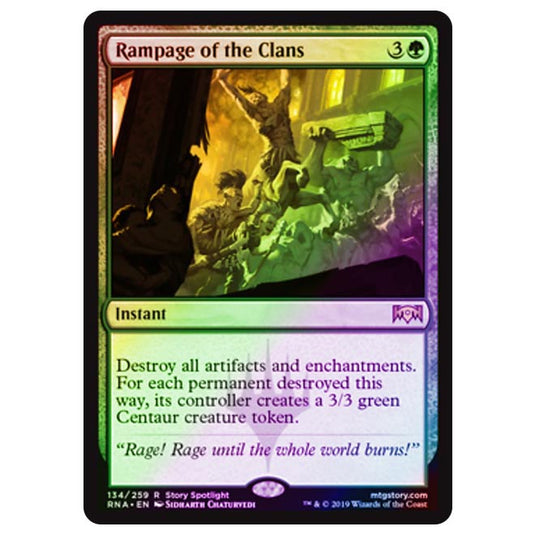 Magic The Gathering - Ravnica Allegiance - Rampage of the Clans - 134/273 (Foil)