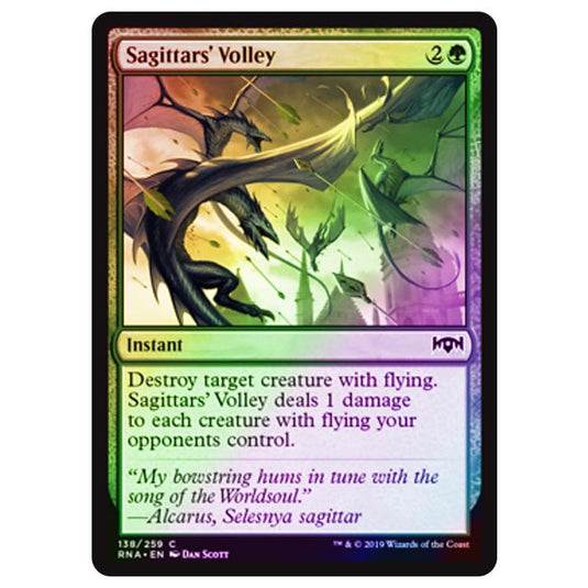 Magic The Gathering - Ravnica Allegiance - Sagittars' Volley - 138/273 (Foil)