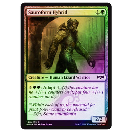 Magic The Gathering - Ravnica Allegiance - Sauroform Hybrid - 140/273 (Foil)