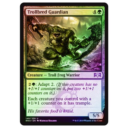 Magic The Gathering - Ravnica Allegiance - Trollbred Guardian - 148/273 (Foil)