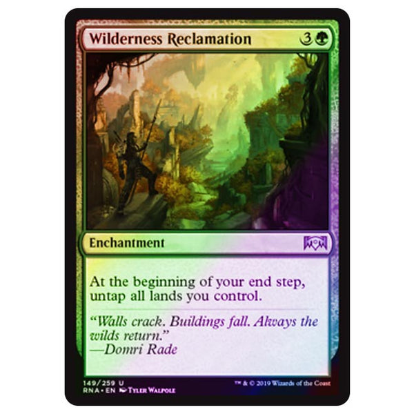 mtg cards like wilderness reclamation Magic The Gathering - Ravnica Allegiance - Wilderness Reclamation