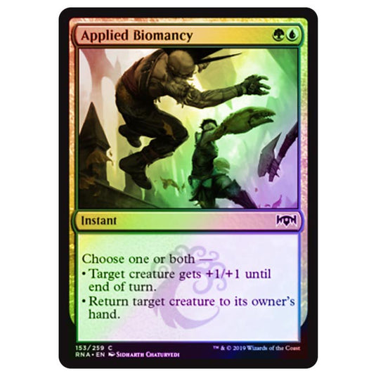Magic The Gathering - Ravnica Allegiance - Applied Biomancy - 153/273 (Foil)