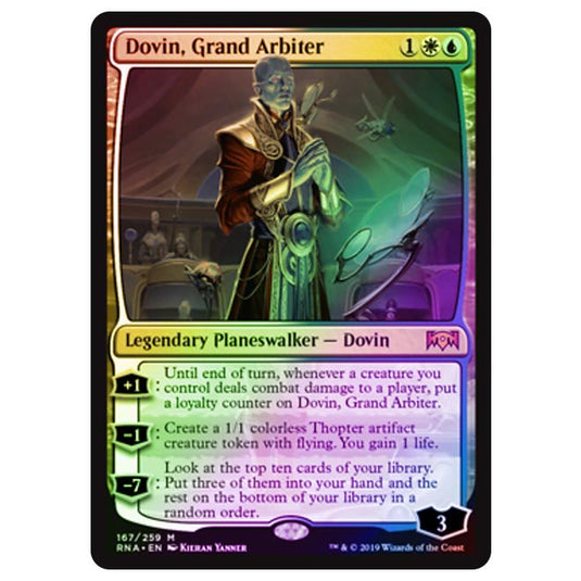 Magic The Gathering - Ravnica Allegiance - Dovin, Grand Arbiter - 167/273 (Foil)