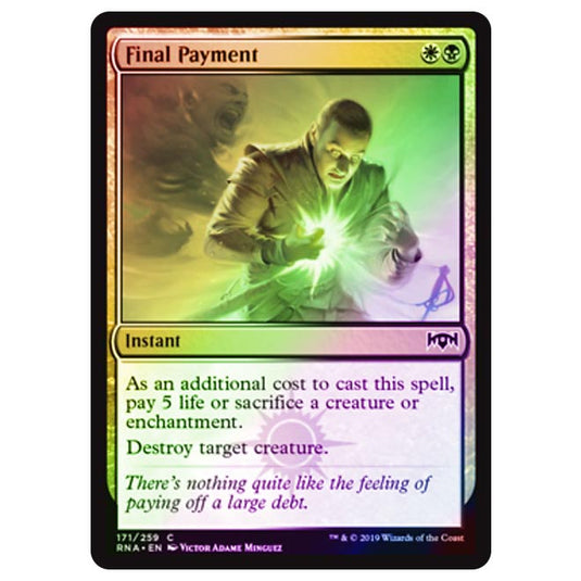 Magic The Gathering - Ravnica Allegiance - Final Payment - 171/273 (Foil)