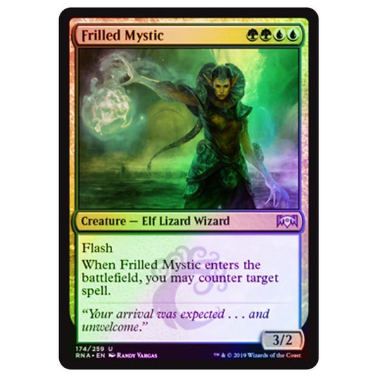 Magic The Gathering - Ravnica Allegiance - Frilled Mystic - 174/273 (Foil)