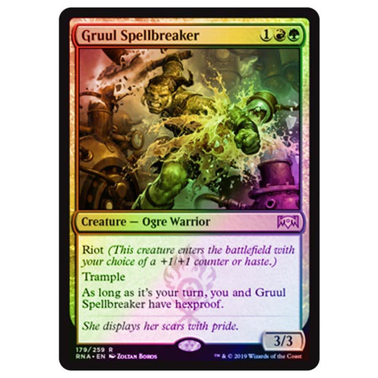 Magic The Gathering - Ravnica Allegiance - Gruul Spellbreaker - 179/273 (Foil)