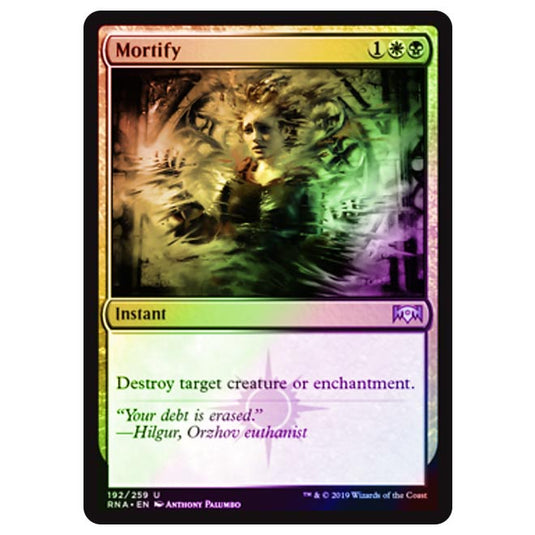 Magic The Gathering - Ravnica Allegiance - Mortify - 192/273 (Foil)