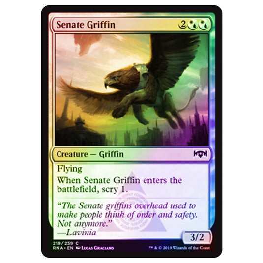 Magic The Gathering - Ravnica Allegiance - Senate Griffin - 219/273 (Foil)