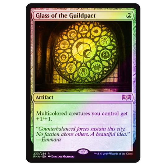 Magic The Gathering - Ravnica Allegiance - Glass of the Guildpact - 233/273 (Foil)