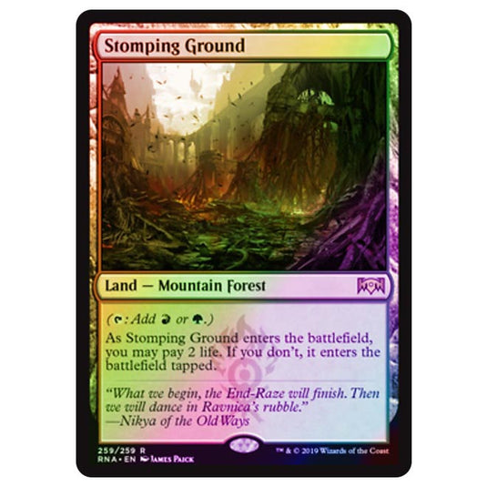 Magic The Gathering - Ravnica Allegiance - Stomping Ground - 259/273 (Foil)