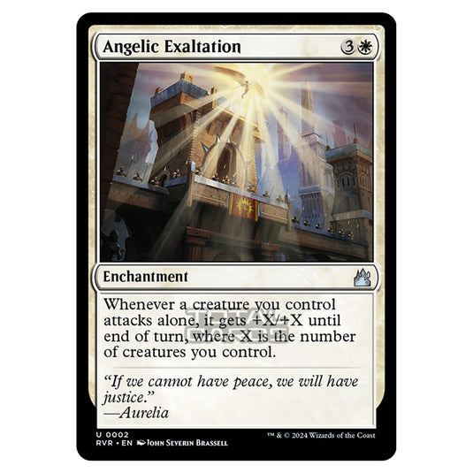 Magic The Gathering - Ravnica Remastered - Angelic Exaltation - 0002