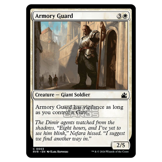 Magic The Gathering - Ravnica Remastered - Armory Guard - 0003