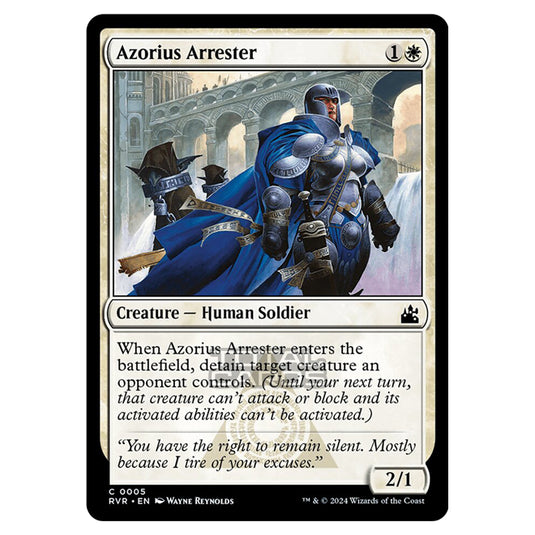 Magic The Gathering - Ravnica Remastered - Azorius Arrester - 0005