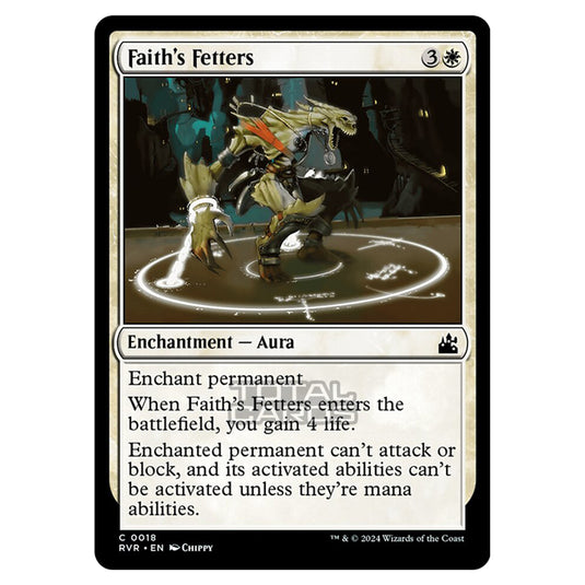 Magic The Gathering - Ravnica Remastered - Faith's Fetters - 0018