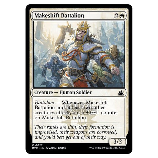 Magic The Gathering - Ravnica Remastered - Makeshift Battalion - 0022