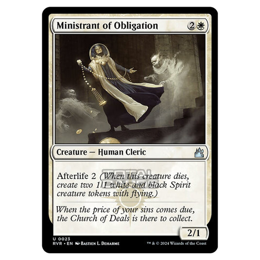 Magic The Gathering - Ravnica Remastered - Ministrant of Obligation - 0023