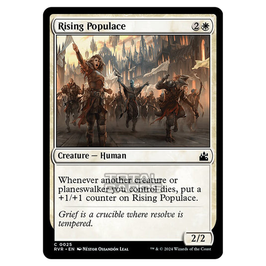 Magic The Gathering - Ravnica Remastered - Rising Populace - 0025