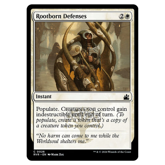 Magic The Gathering - Ravnica Remastered - Rootborn Defenses - 0026