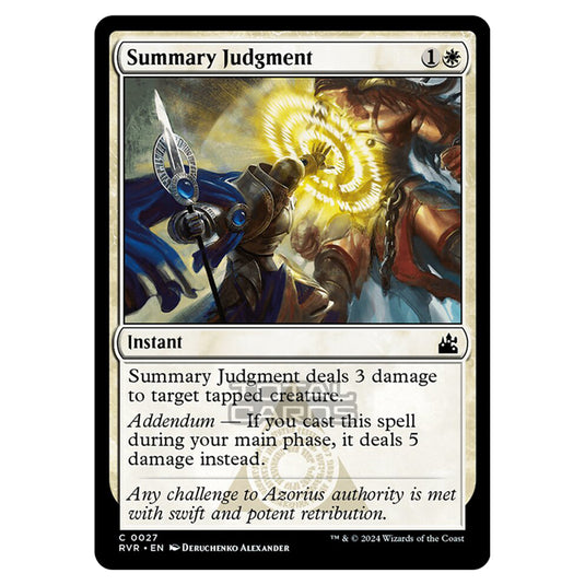 Magic The Gathering - Ravnica Remastered - Summary Judgment - 0027