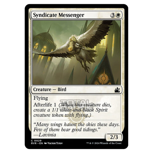 Magic The Gathering - Ravnica Remastered - Syndicate Messenger - 0029