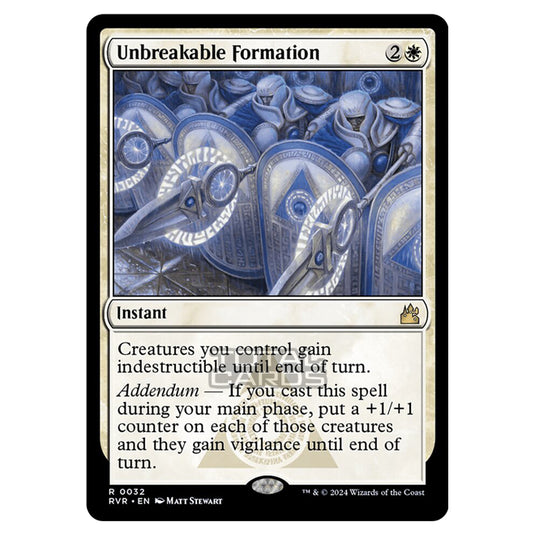 Magic The Gathering - Ravnica Remastered - Unbreakable Formation - 0032