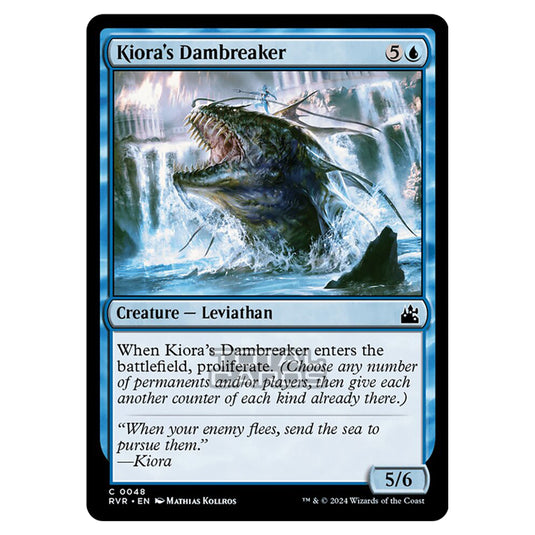 Magic The Gathering - Ravnica Remastered - Kiora's Dambreaker - 0048