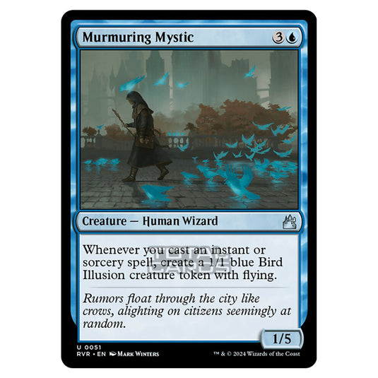 Magic The Gathering - Ravnica Remastered - Murmuring Mystic - 0051