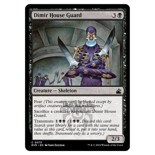 Magic The Gathering - Ravnica Remastered - Dimir House Guard - 0073