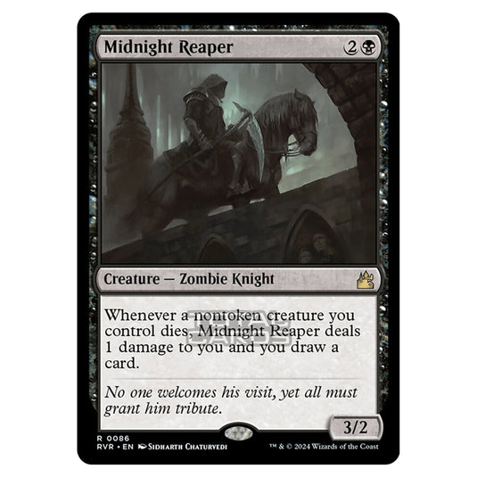 Magic The Gathering - Ravnica Remastered - Midnight Reaper - 0086