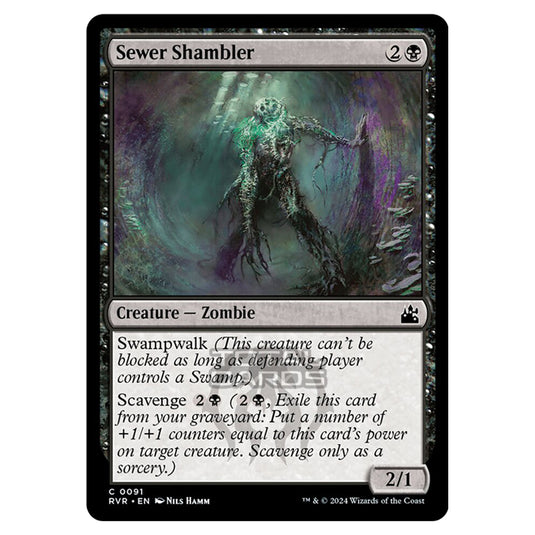 Magic The Gathering - Ravnica Remastered - Sewer Shambler - 0091