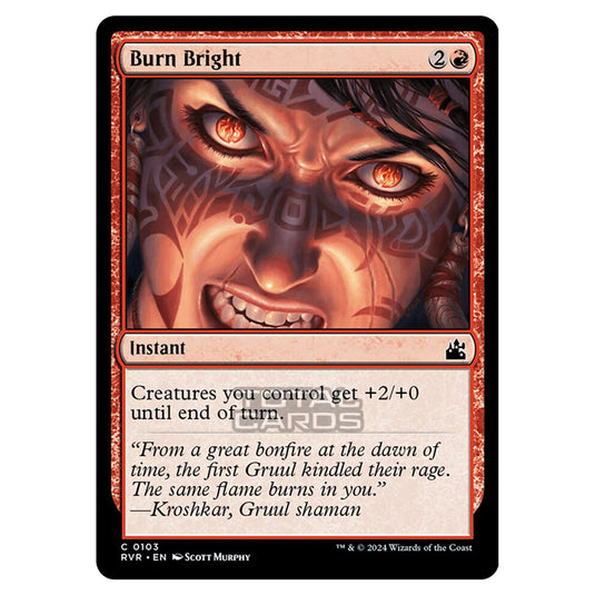 Magic The Gathering - Ravnica Remastered - Burn Bright - 0103