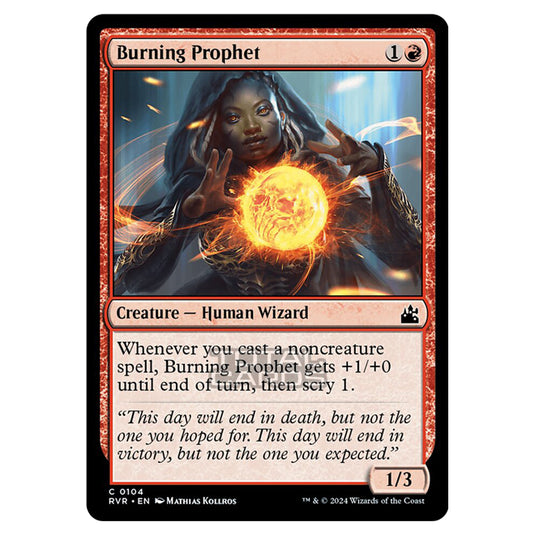 Magic The Gathering - Ravnica Remastered - Burning Prophet - 0104