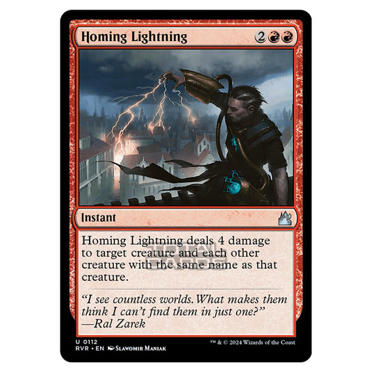 Magic The Gathering - Ravnica Remastered - Homing Lightning - 0112