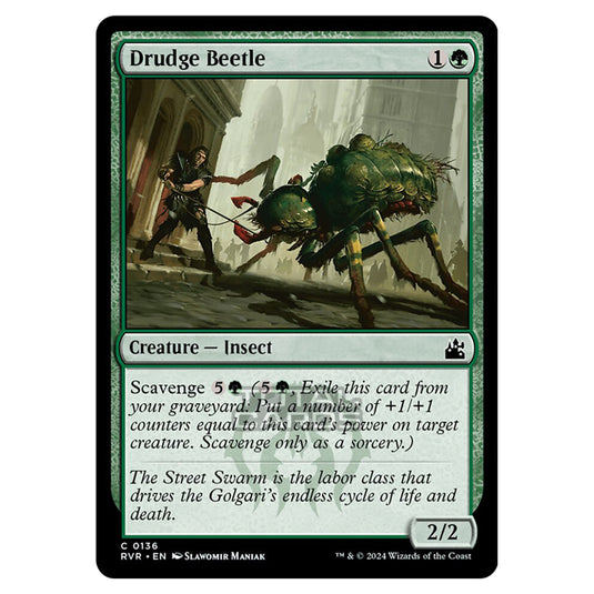 Magic The Gathering - Ravnica Remastered - Drudge Beetle - 0136