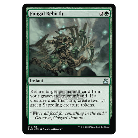 Magic The Gathering - Ravnica Remastered - Fungal Rebirth - 0142