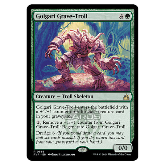 Magic The Gathering - Ravnica Remastered - Golgari Grave-Troll - 0144