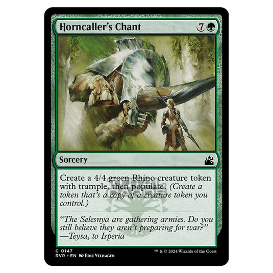 Magic The Gathering - Ravnica Remastered - Horncaller's Chant - 0147