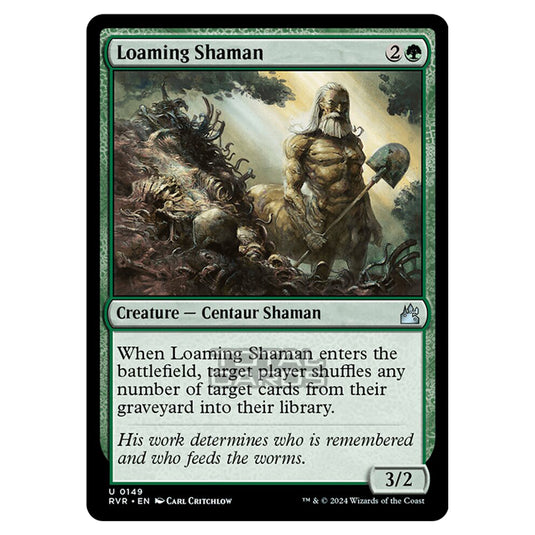 Magic The Gathering - Ravnica Remastered - Loaming Shaman - 0149