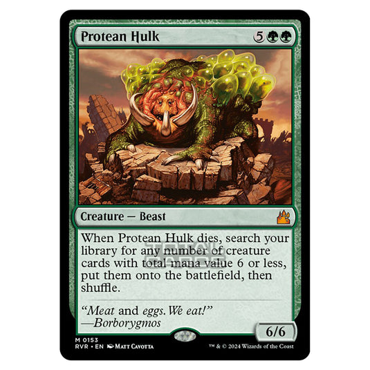 Magic The Gathering - Ravnica Remastered - Protean Hulk - 0153