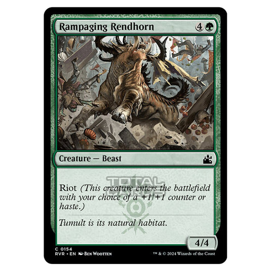 Magic The Gathering - Ravnica Remastered - Rampaging Rendhorn - 0154