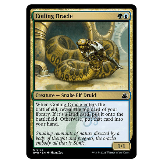 Magic The Gathering - Ravnica Remastered - Coiling Oracle - 0172