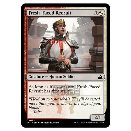 Magic The Gathering - Ravnica Remastered - Fresh-Faced Recruit - 0182