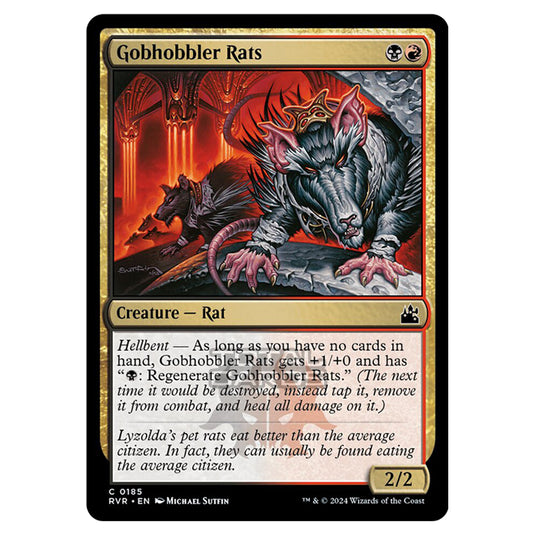 Magic The Gathering - Ravnica Remastered - Gobhobbler Rats - 0185