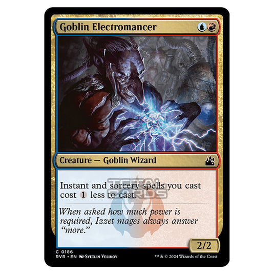 Magic The Gathering - Ravnica Remastered - Goblin Electromancer - 0186