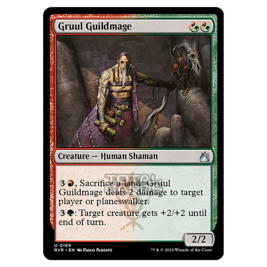 Magic The Gathering - Ravnica Remastered - Gruul Guildmage - 0189