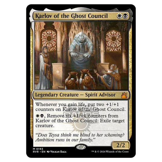 Magic The Gathering - Ravnica Remastered - Karlov of the Ghost Council - 0193