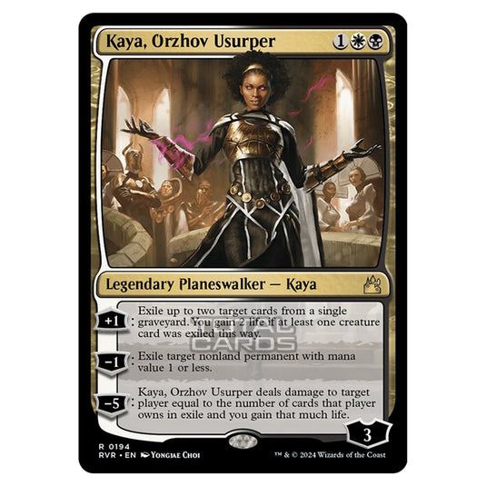 Magic The Gathering - Ravnica Remastered - Kaya, Orzhov Usurper - 0194